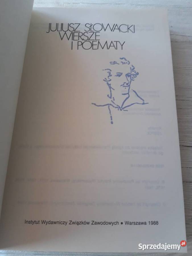 Juliusz Słowacki Wiersze i Poematy 1988 Antykwariat Bielsko-Biała
