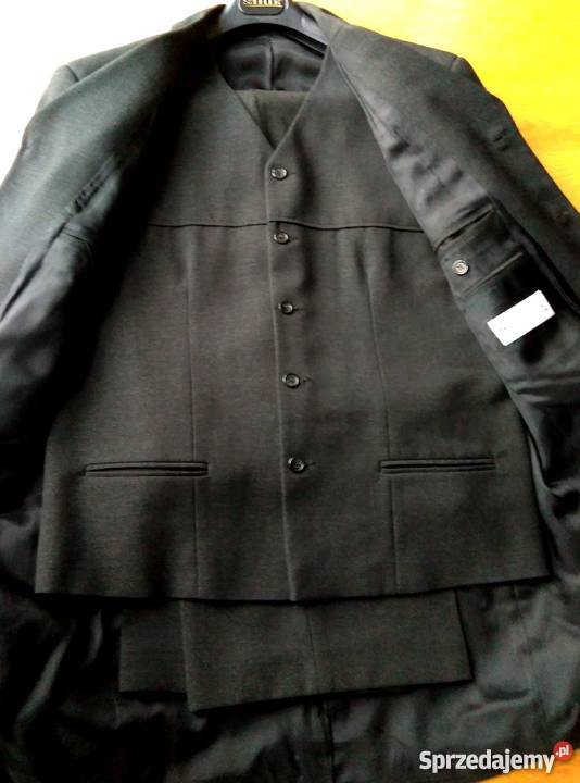 STUDNIÓWKA garnitur męski grafitowyczarny 188100 Rozmiar L Warszawa