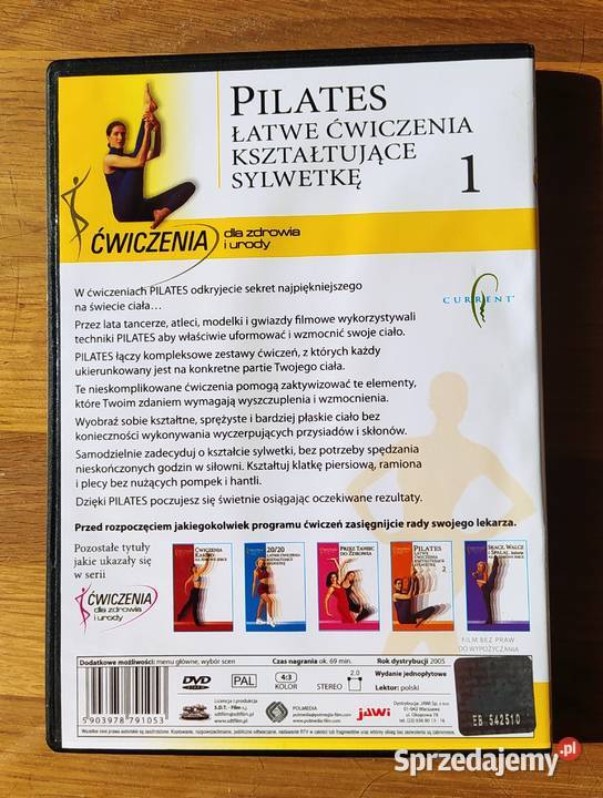 ZDROWE ŻYCIE pilates DVDx3 Hajnówka