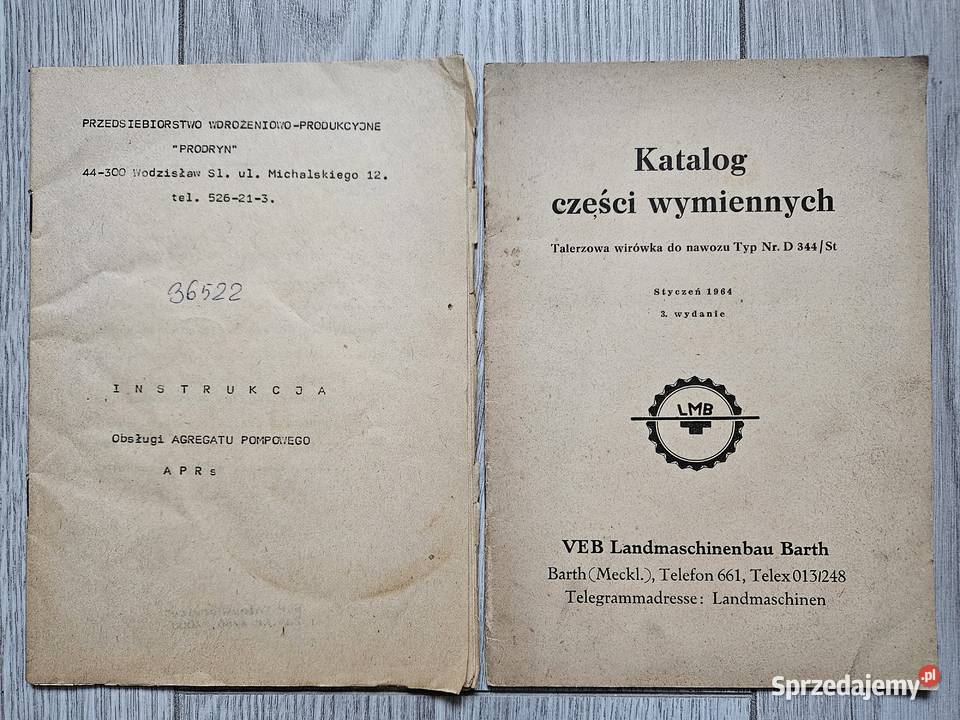 Instrukcje Obsługi i Montażu Maszyn Rolniczych Rydułtowy