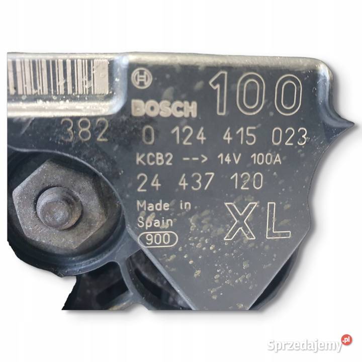 ALTERNATOR Opel Corsa C 12 16V 0124415023 Chełm sprzedam