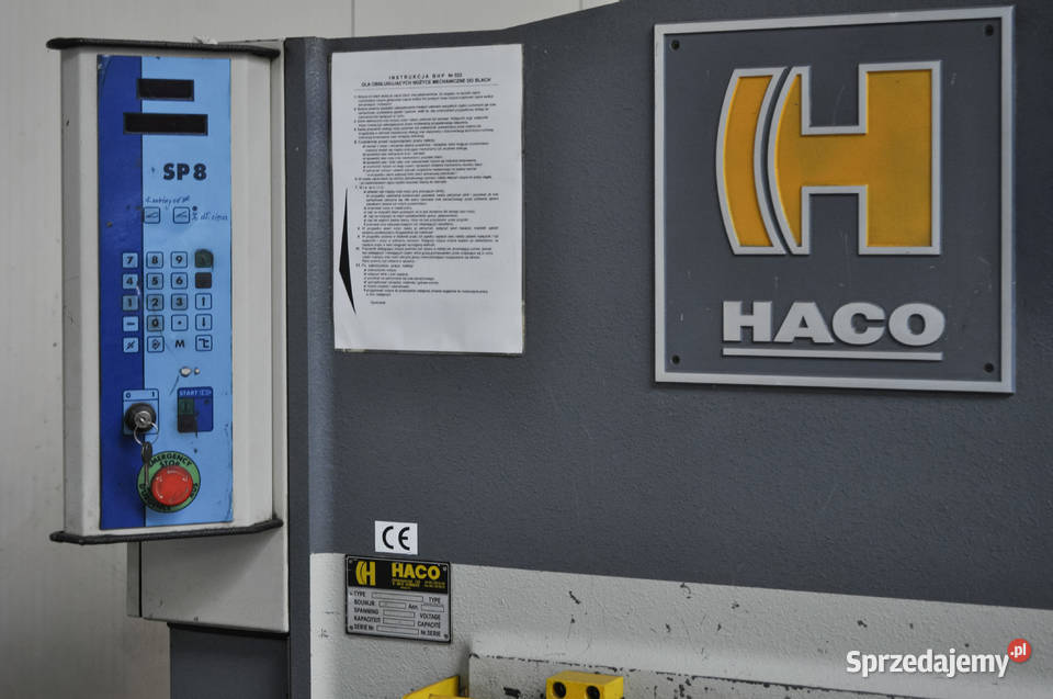 Nożyce gilotynowe Haco Typ TS 3006