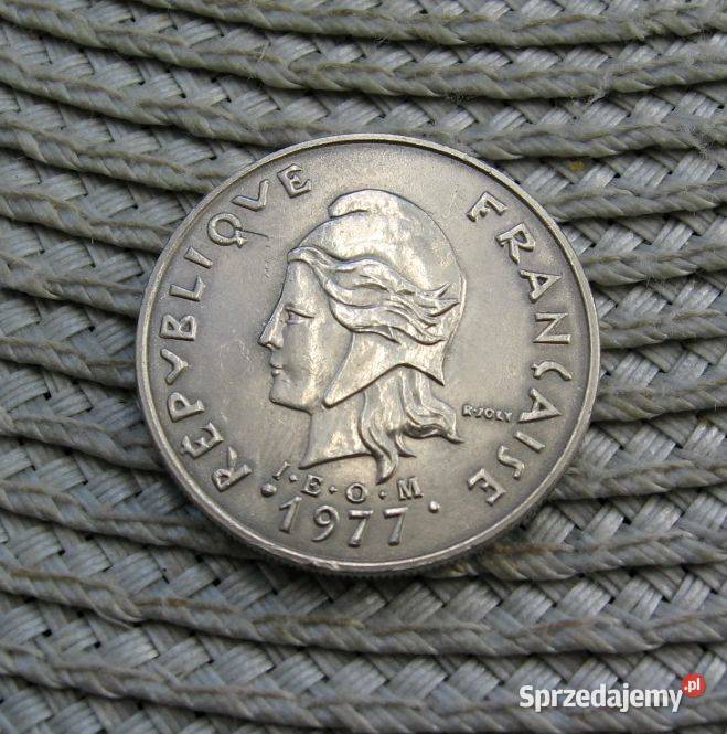 Nowa Kaledonia 20 Franków 1977r Kalisz