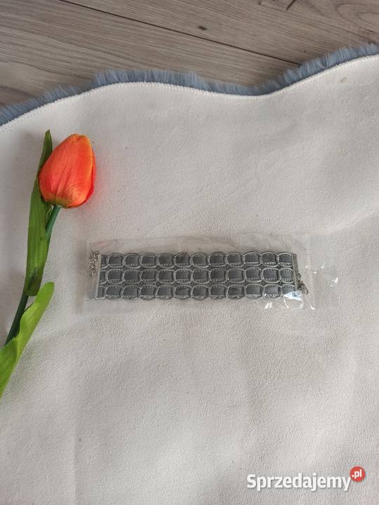 Nowa szara bransoletka biżuteria bransoletka na mazowieckie Warszawa