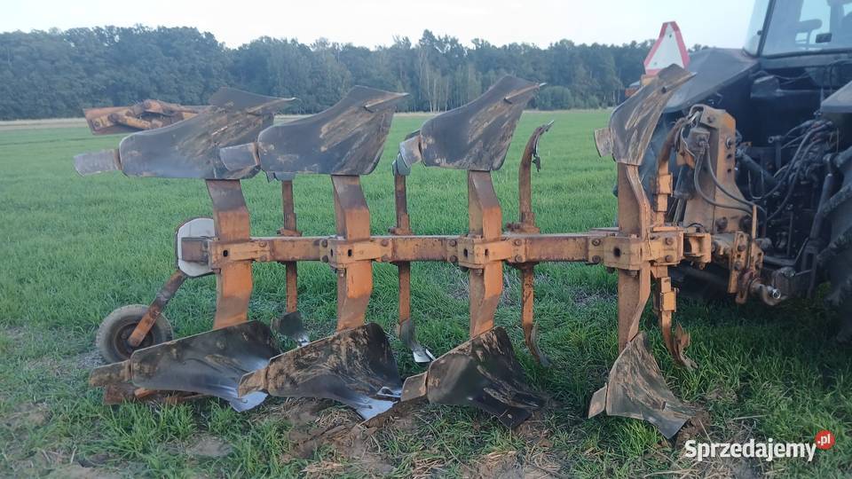 Pług obrotowy 4 skiby 40 Huard lemken overum łódzkie Wieluń