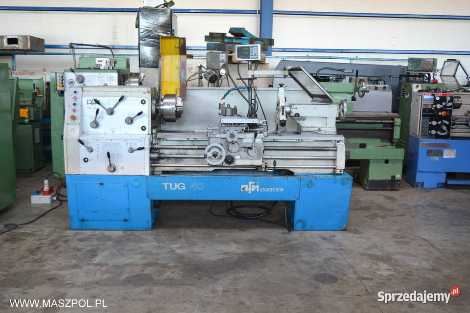 Tokarka TUG 40 x 1000 rb 2000 AFM ANDRYCHÓW Produkcja