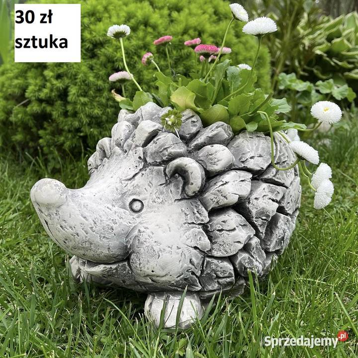 jeż gipsowy para jeży ogrodowe jeż ogrodowy sprzedam