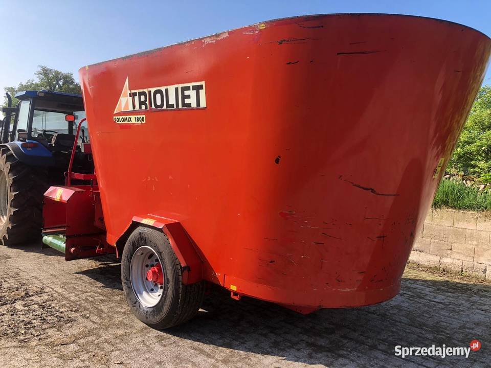 Paszowóz Trioliet Solomix 1800 nieuszkodzony Łyse