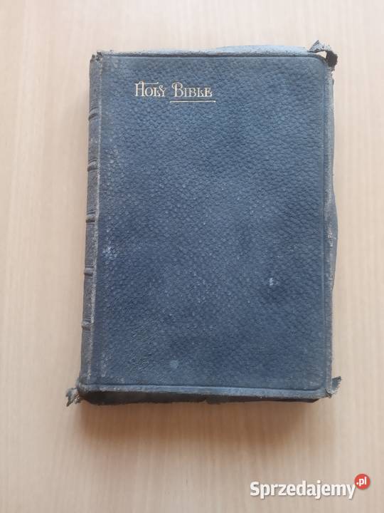 Biblia/Holy Bible z 1895 z dedykacją von Richthofen