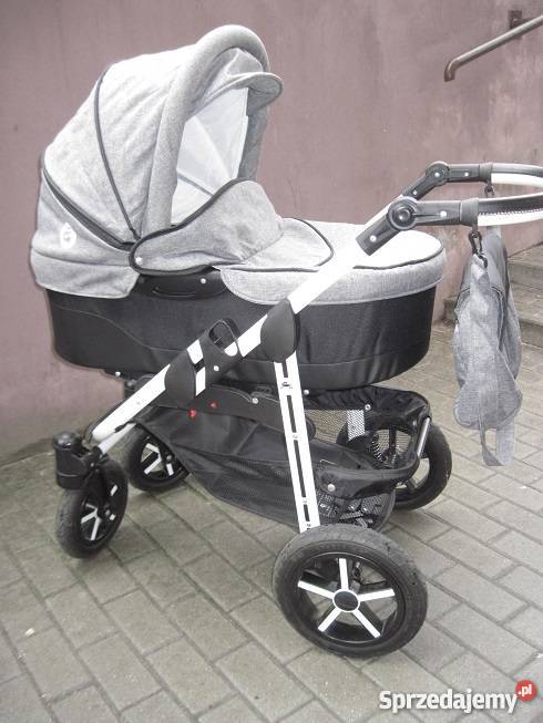 Wózek 3w1 Emjot BlackWhite Łódź