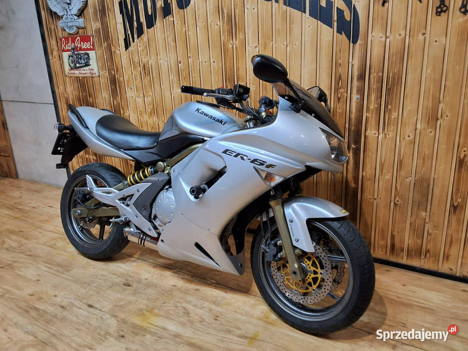Kawasaki ER Piękny Motocykl KAWASAKI ER6F naked Kawasaki Bicz