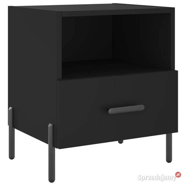 Szafki nocne 2 czarne 40x35x475 WM827455 Warszawa