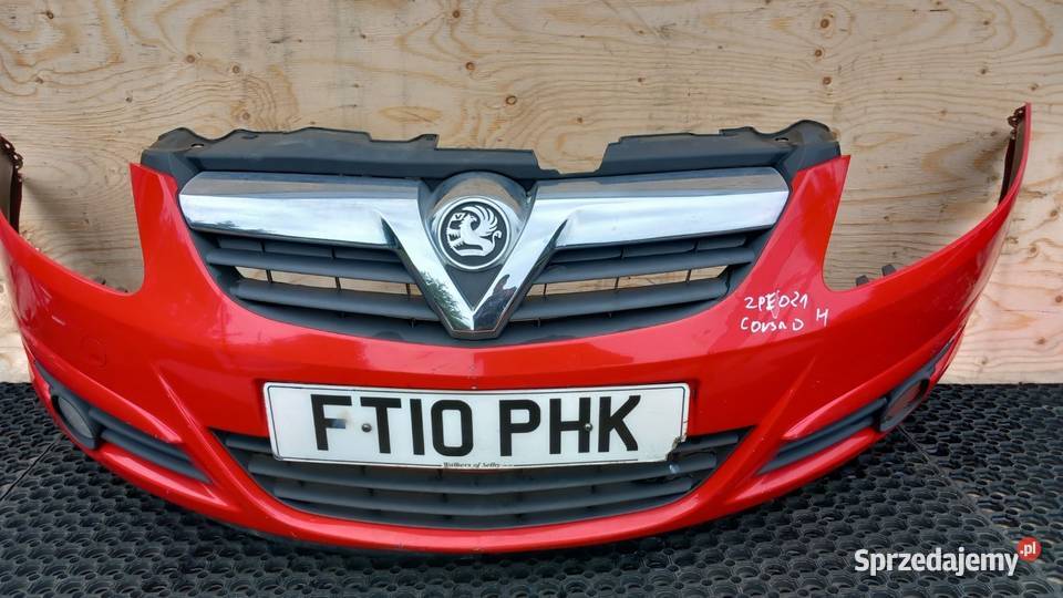 OPEL CORSA D ZDERZAK PRZÓD HALOGEN Z547 Zbierkowo