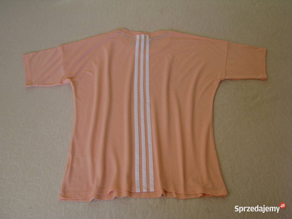 Tshirt koszulka sportowa Adidas brzoskwiniowa M małopolskie Brzegi