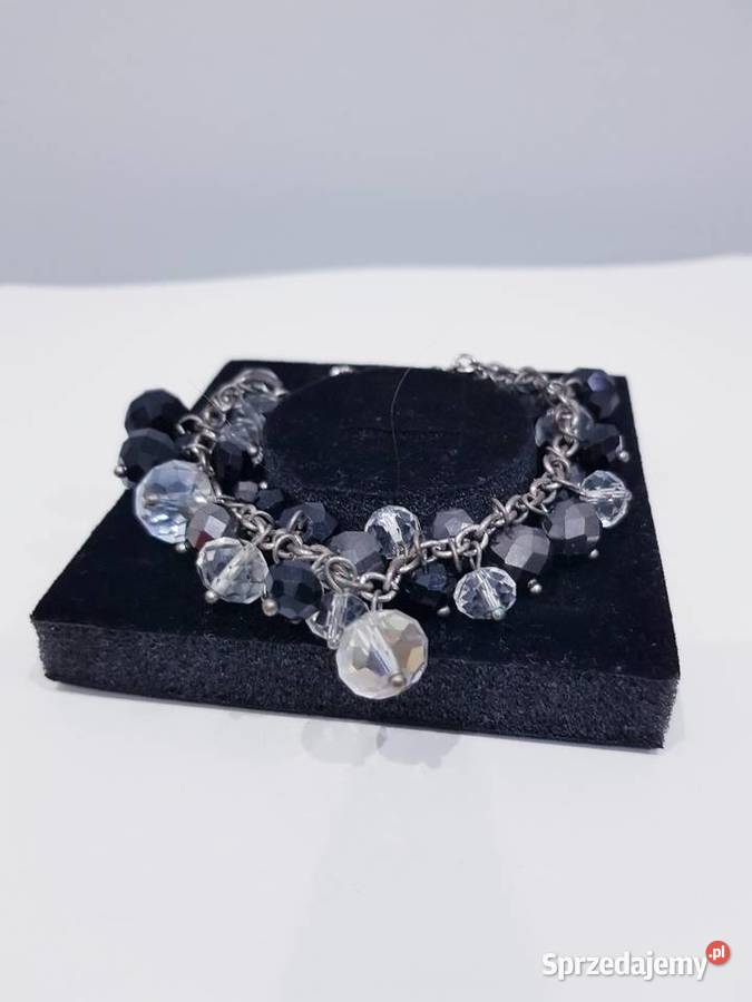 Damska kryształkowo koralikowa bransoletka Dąbrowa Górnicza sprzedam