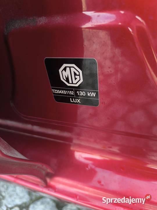 MG5 EV samochód elektryczny niski przebieg