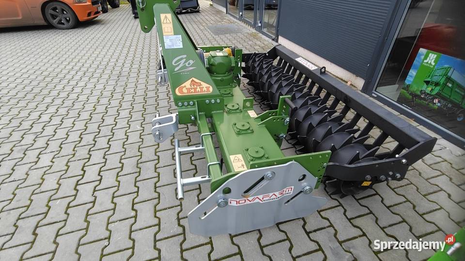 Brona aktywna CELLI sadownicza 2m z wałem packer nieuszkodzony Brony Rawa Mazowiecka