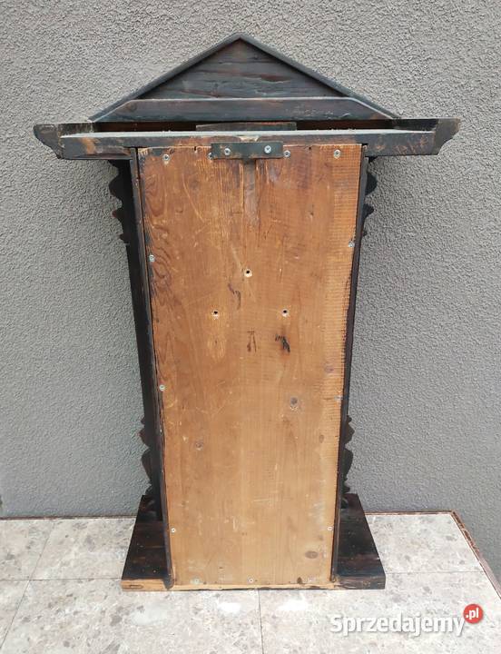 Szafka witrynka z obudowy starego zegara Tczew