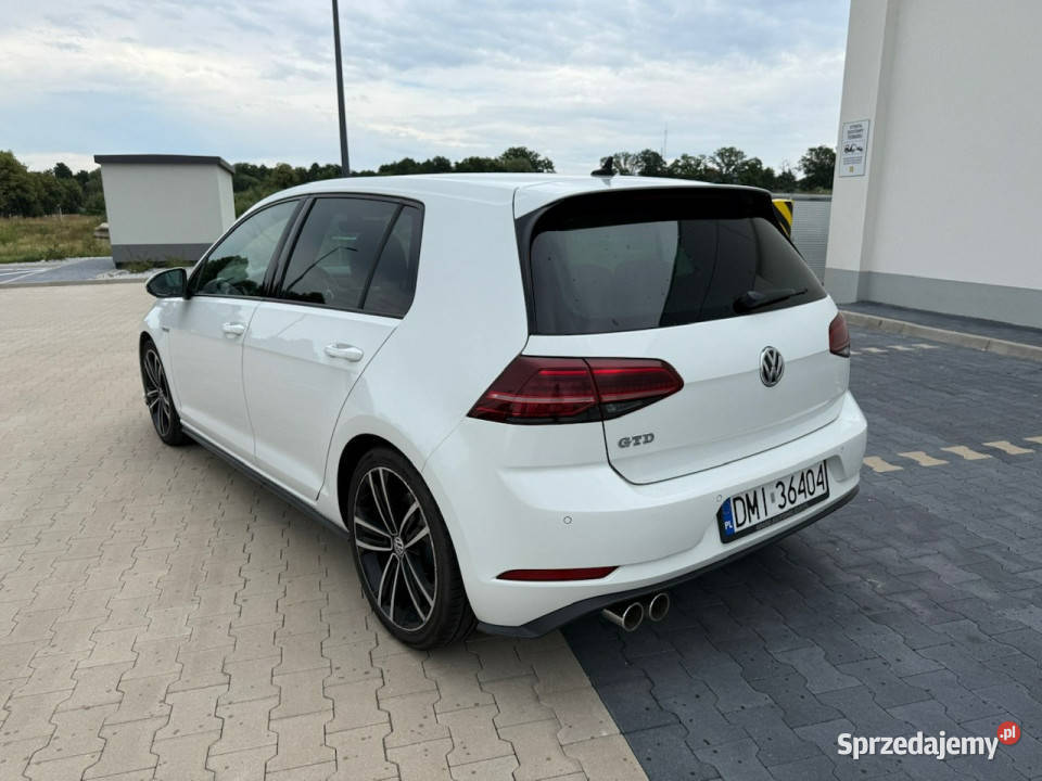 Volkswagen Golf GTD 20TDI 184 FullLed Navi ogranicznik prędkości Motoryzacja Syców
