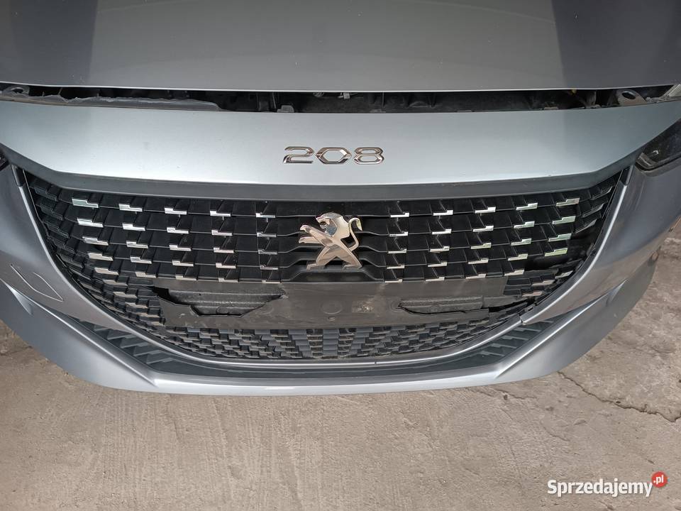 Chromowe znaczki w grila Peugeot 208 II 2019