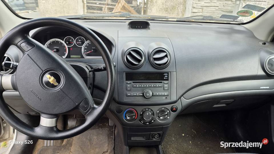 Chevrolet Aveo T250 14 benzyna 69kW 94 2008r Słońsk