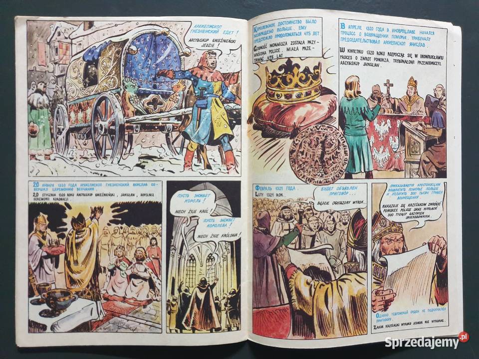 Władysław Łokietek komiks dwujęzyczny język Gdynia