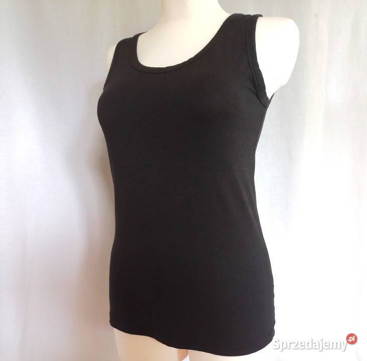 BLUZKA czarna Bez Rękawów KOSZULKA r 38 BOKSERKA Białystok
