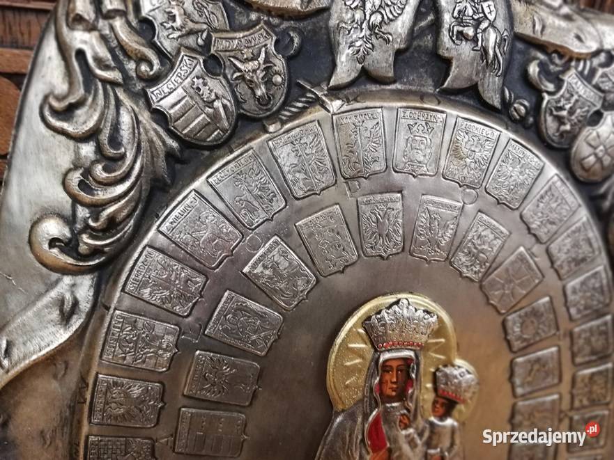 Ryngraf z Matką Boską Królową Polski łódzkie