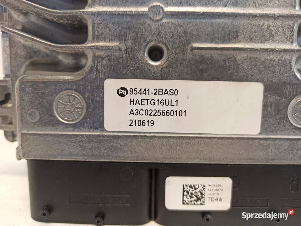 KOMPUTER SILNIKA HYUNDAI IONIQ 954412BAS0 Komputery