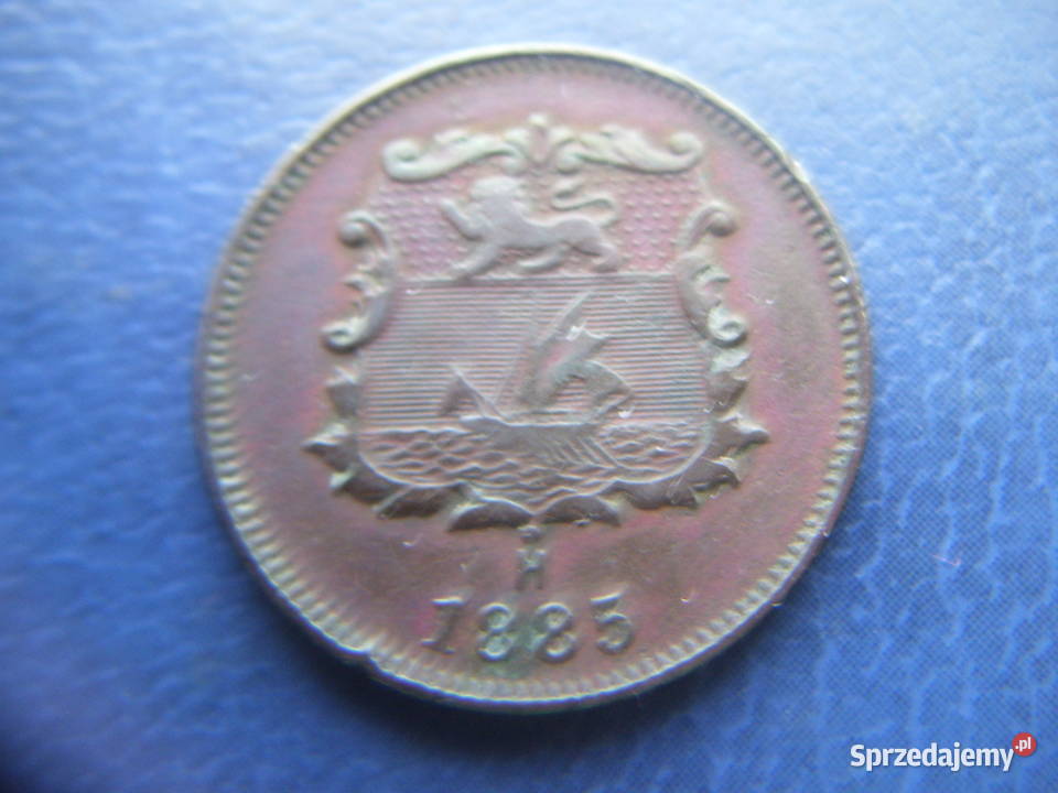 Stare monety 12 cent 1885 Borneo piękna Lesko sprzedam