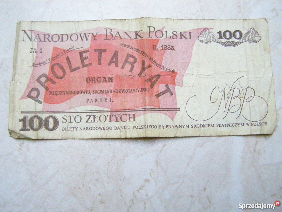 banknot 100 Pszów
