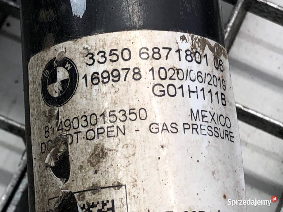 AMORTYZATOR LEWY TYŁ SPRĘŻYNA BMW G01 SUV