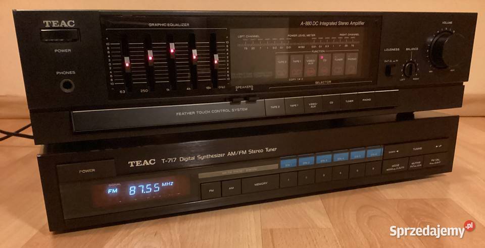 Wzmacniacz Equalizer TEAC A880 SPRAWNY ładny Gdynia sprzedam