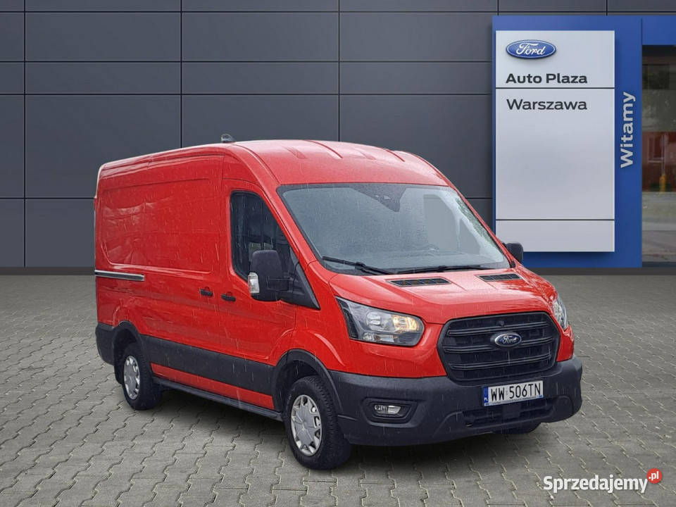 Ford Transit 20EcoBlue 130 L2H2 2023 Trend czerwony mazowieckie