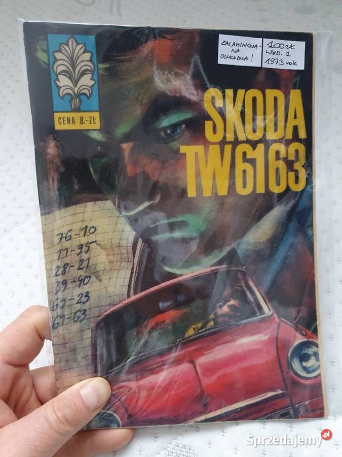 Kapitan Żbik Skoda TW6163 1973 zalaminowana pomorskie Gdynia