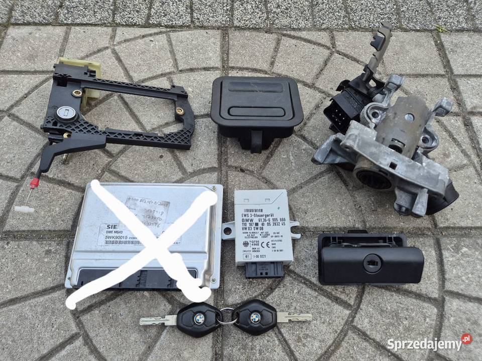 BMW E39 zestaw startowy stacyjka kluczyki zamek Łódź