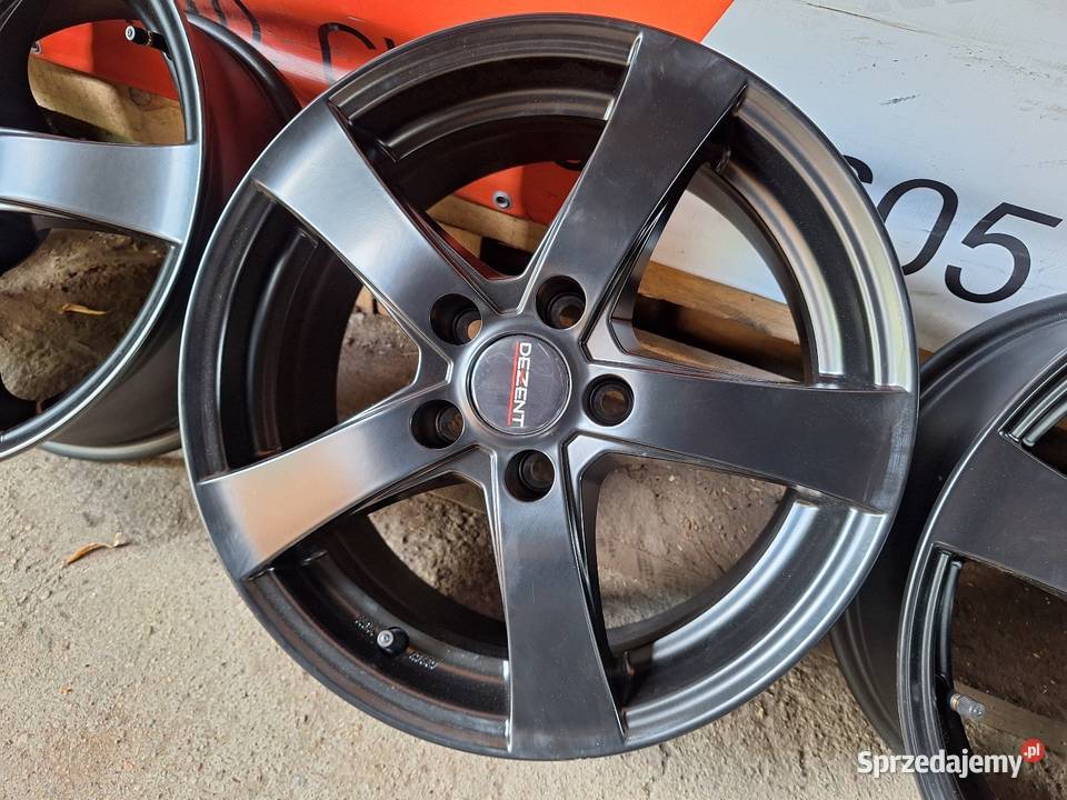 NOWE Alufelgi 5x108 16 ET48 DEZENT RE Dark koła Choceń