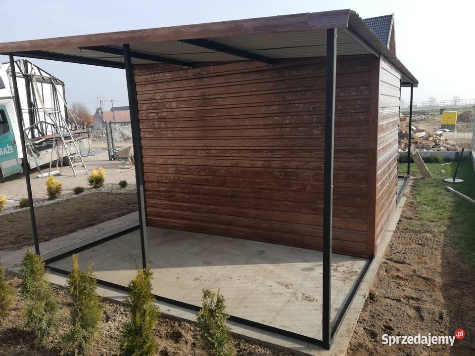 DOBRA Garaż Blaszany ZŁOTY DĄB Garaże Blaszane Busko-Zdrój