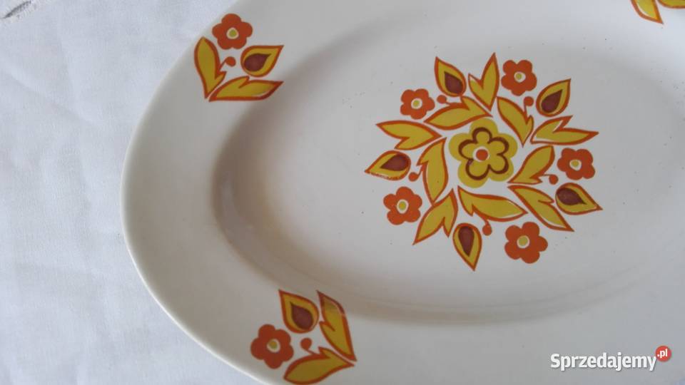 Półmiski duże 2 porcelit TUŁOWICE