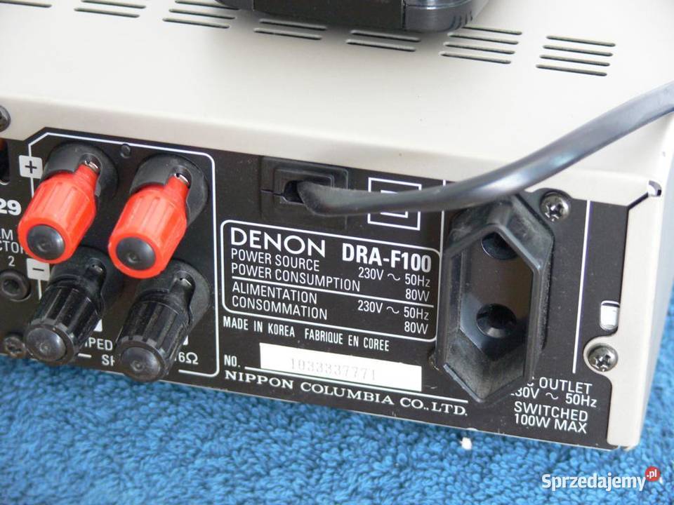 Japoński Amplituner Denon DRAF100 pilot spr Amplitunery