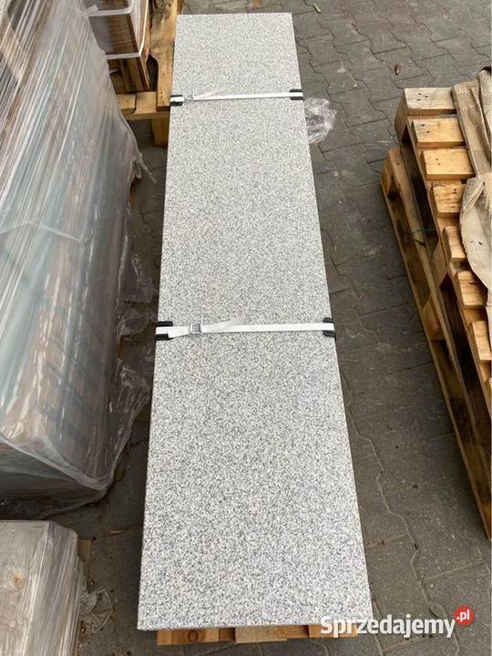 Stopnice kamienne Granit szary 150 cmx 33 Zakopane