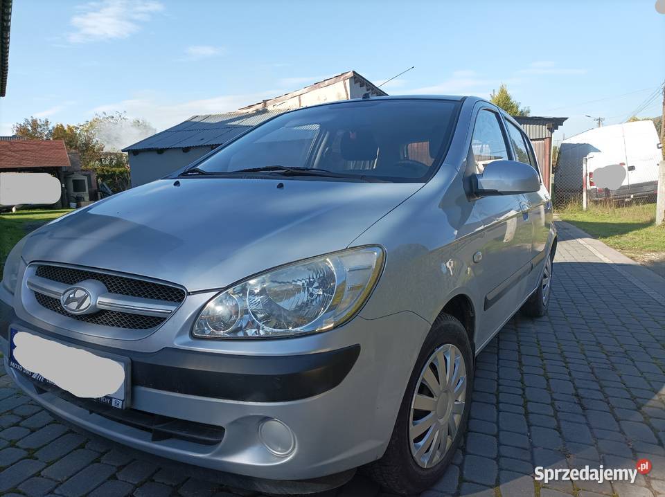 Hyundai Getz 1,1 benz 2007r krajowy, klimatyzacja, przebieg 108 tys.km