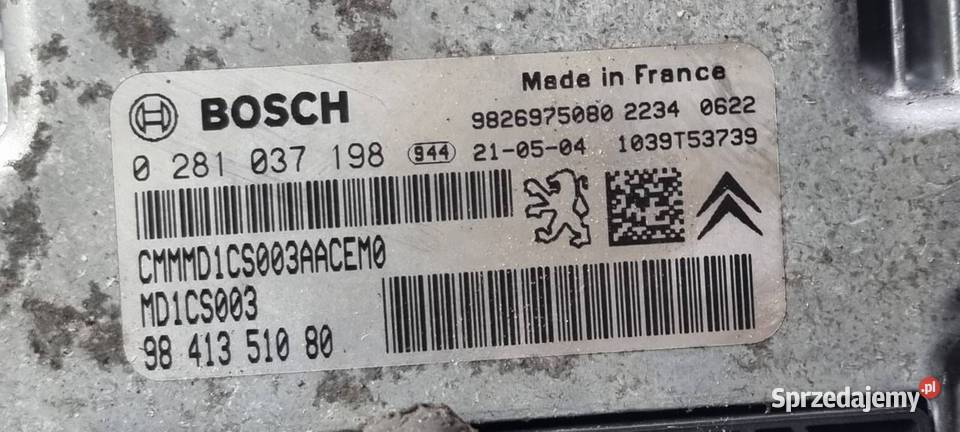 KOMPUTER CITROEN BERLINGO III 9841351080 Lipno sprzedam