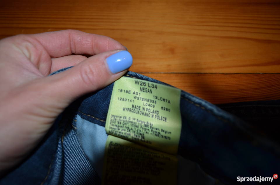 Wrangler Megan W26L34 Jeansy damskie Długie Spodnie Krotoszyn