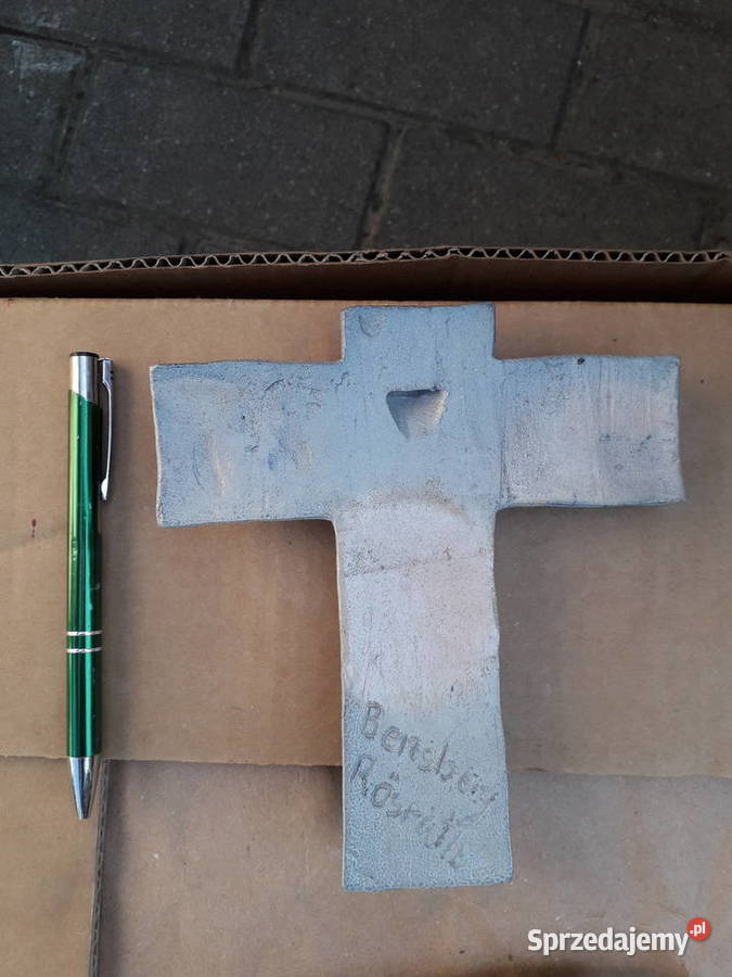 Krzyż krucyfiks ceramiczny ręcznie wykonany Warszawa