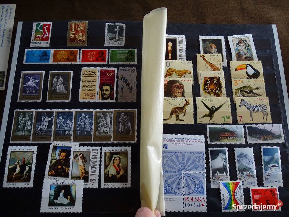 Sprzedam album polskich znaczków z lat 6474 Różan sprzedam