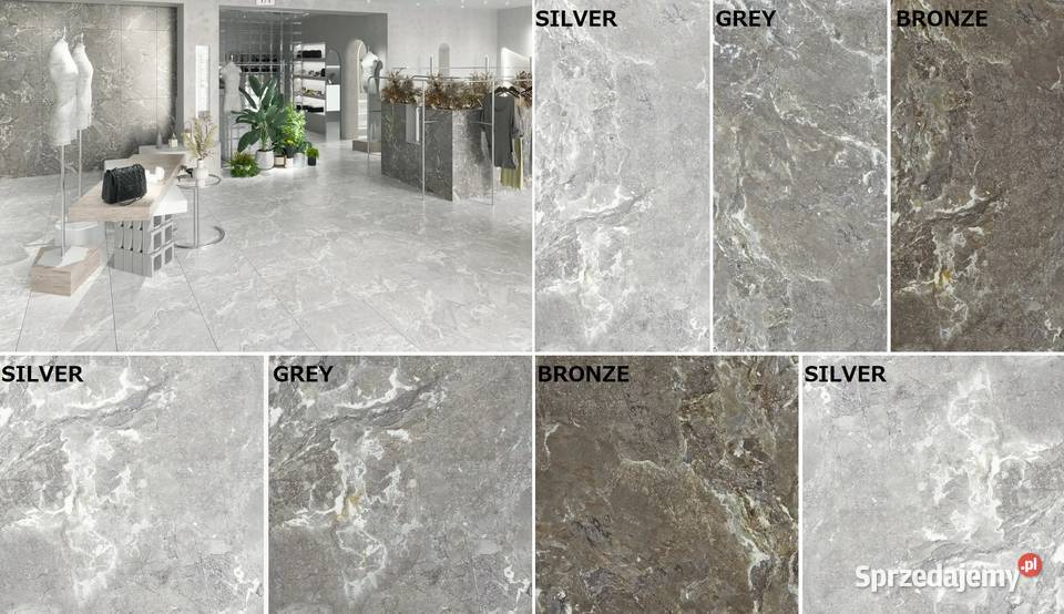 gres 60120 6060 megalit silver grey bronze Gorzów Wielkopolski sprzedam