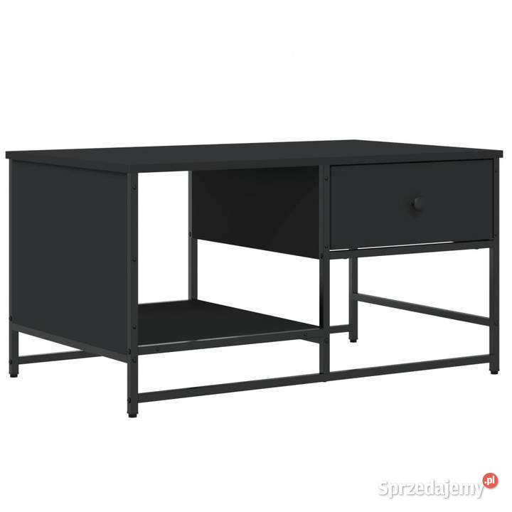 Stolik kawowy czarny 855x51x45 materiał mazowieckie Warszawa