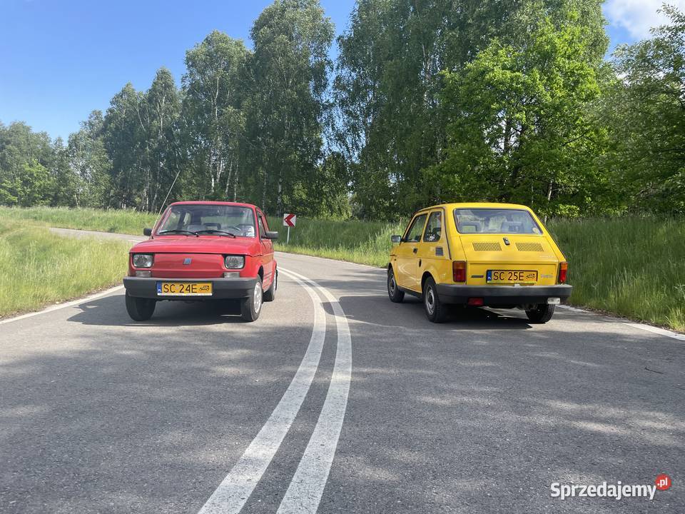 Zestaw 2x Fiat 126 Happyend unikat kolekcjonera 126 śląskie Blachownia
