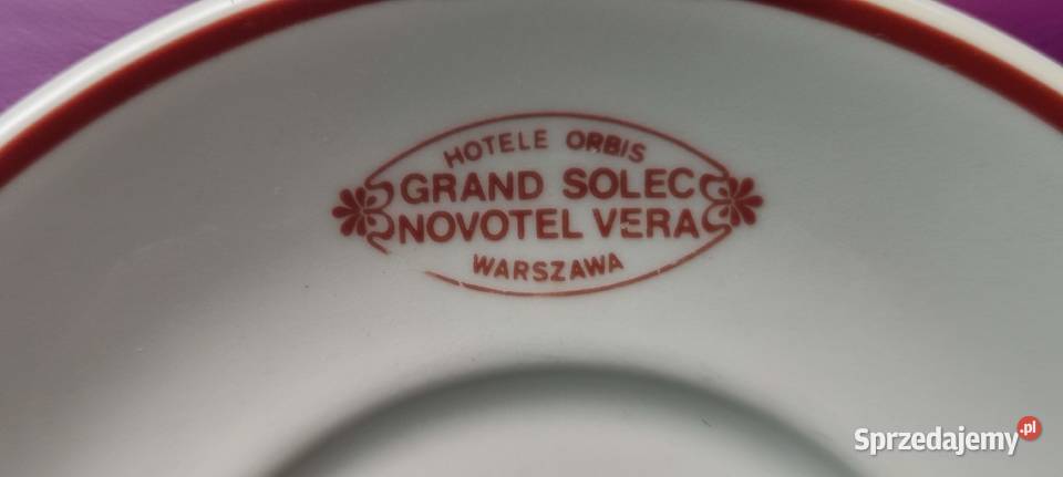 Mały talerzyk Hotele ORBIS GrandSolecNovotel mazowieckie Pruszków sprzedam